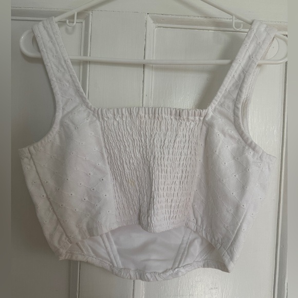 Women’s Lone Star White Cropped Tank (size small) - Picture 4 of 5